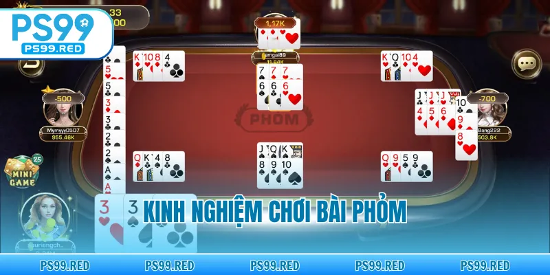 Kinh nghiệm chơi bài phỏm